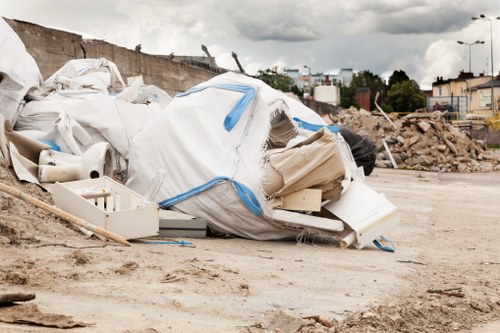 Business waste being collected in Willesden